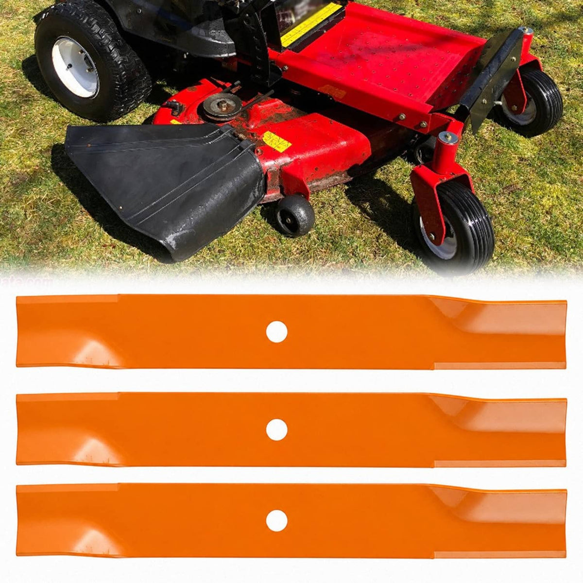 Solidspare 3x Deck Blades for Toro Timecutter SS5060 SS5000 SS5035 MX5000 MX5060 SW5000