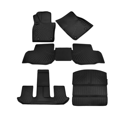 Solidspare TPE Car Floor Mats & Cargo Liners Accessories For 2024 2025 Mazda CX-90 & CX90