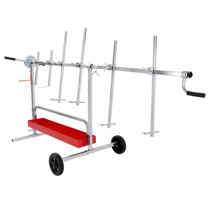 Solid Spare Paint Rack Rotating Parts Work Stand Painting Repair For AutoBody Door Bumper