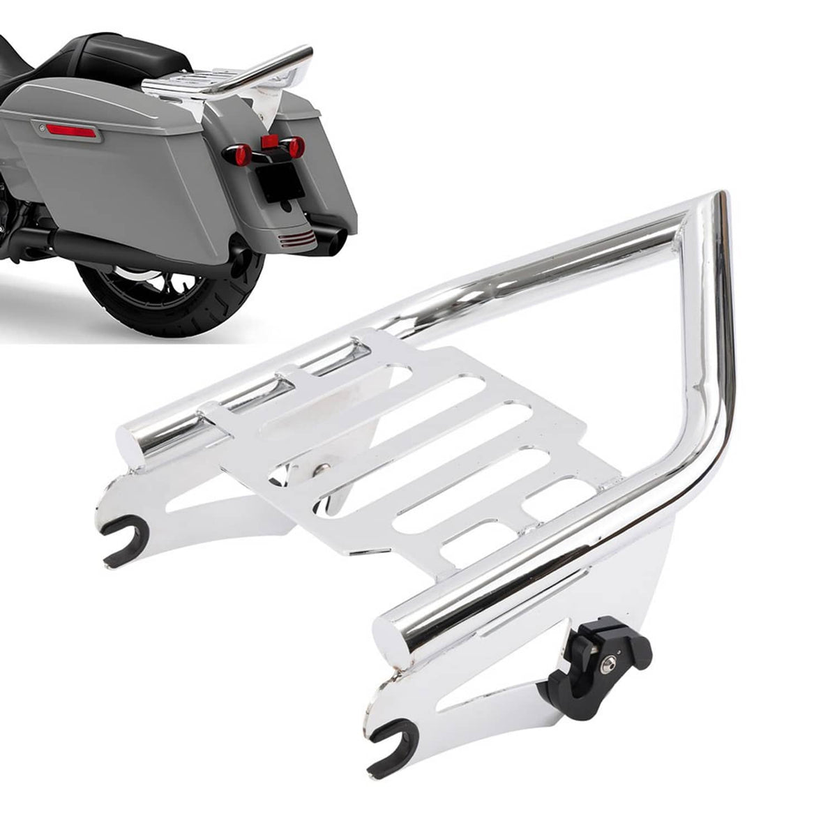 Solidspare Luggage Rack For Harley Road King Street Glide Road Glide Electra Glide 2009+