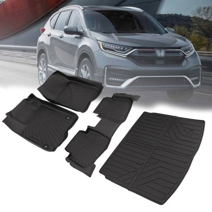 Solidspare All Weather Floor Mats & Cargo Liner Accessories for 2023-2025 2024 Honda CRV