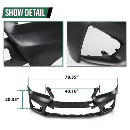 Solid Spare Fit For 2013-2015 Lexus GS GS350 GS450 Conversion to 16+ GS F Front Bumper Kit
