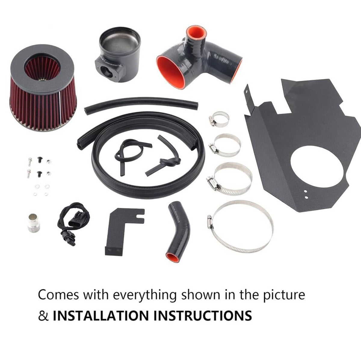 Solidspare Cold Air Intake System For 2010-2016 BMW 535i 535i xDrive F10 F11 N55 3.0T Turbo