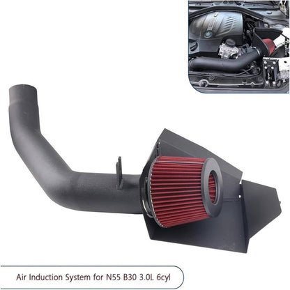 Solidspare Cold Air Intake System For 12-15 BMW 335i/14-16 435i M235i /16 M2 N55 3.0L Turbo