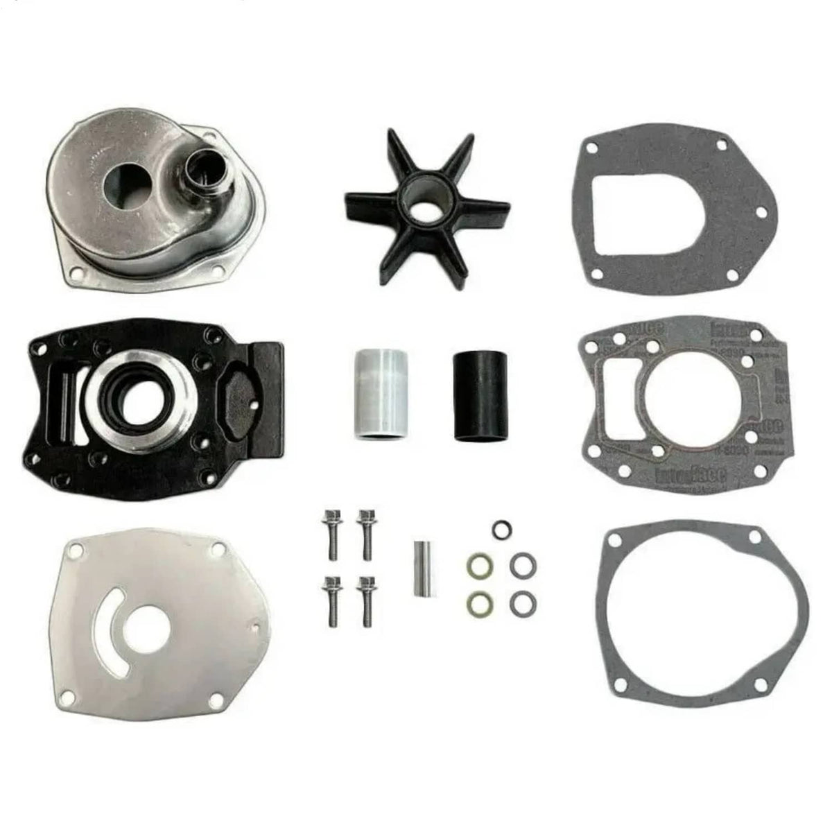 Solid Spare Mercury Mariner Water Pump Impeller Kit 60 125 HP Replaces 46-8M0113799 43024A7
