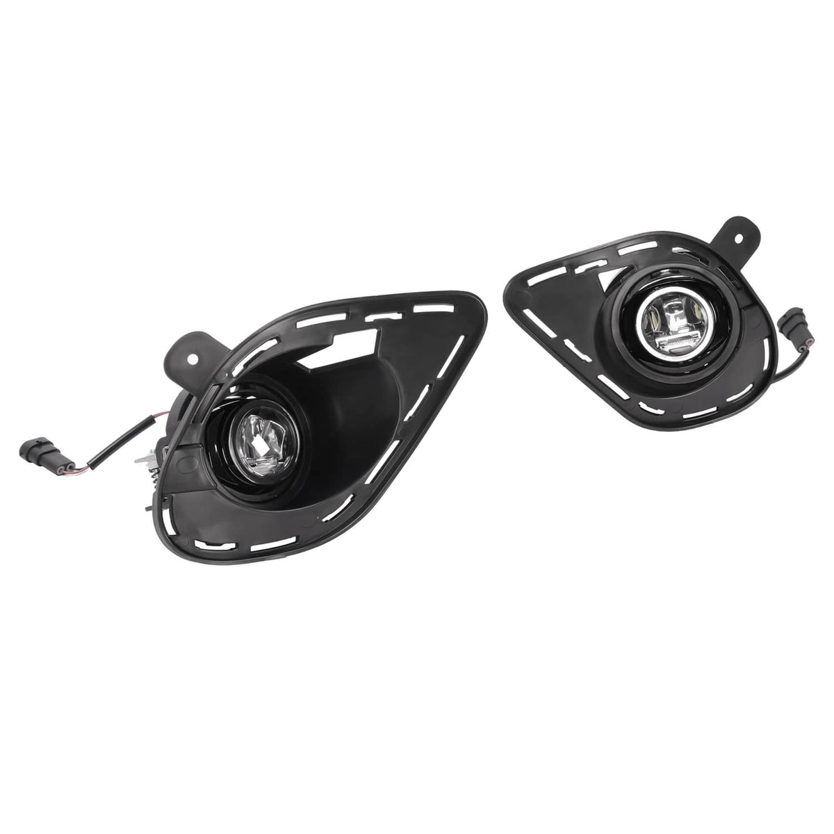 Solid Spare For 2015-2023 Dodge Charger SRT LED Fog Lights Driving Lamp w/Bracket Wiring Set