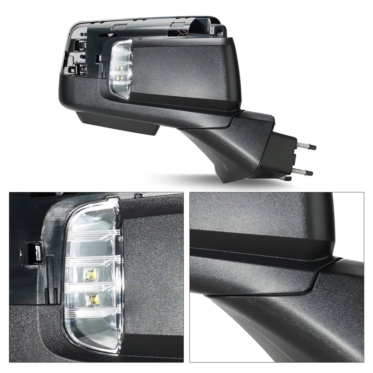 Solidspare Passenger Side Mirror W/Camera BSD Heated 16Pin For 2019-24 Chevy Silverado 1500
