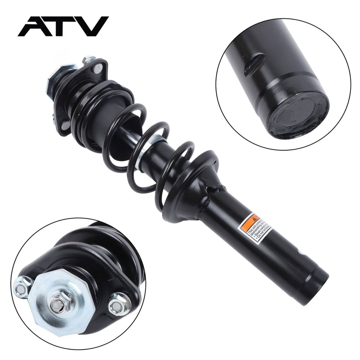 Solidspare For Kawasaki Mule 2500 2510 2520 3000 3010 3020 4000 4010 Front Coil-Over Shocks