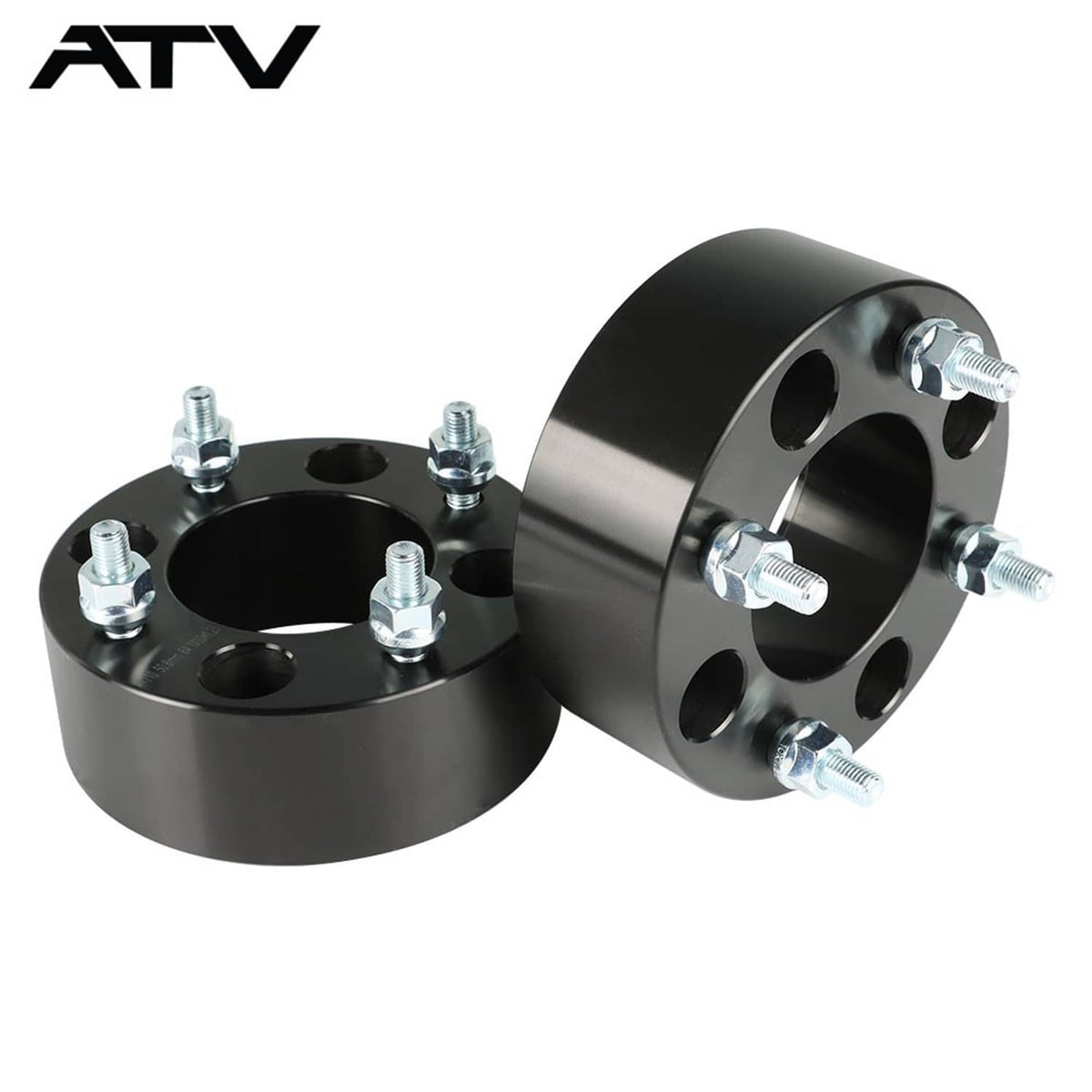 Solidspare For Honda Yamaha Suzuki 4× 2 inch Hubcentric Wheel Spacers 4/110 ATV 10x1.25