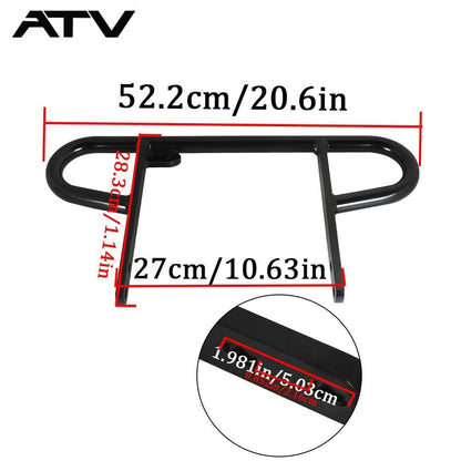 Solidspare Rear Wide Grab Bar Bumper Carrier Black For 2005 Yamaha YFZ450 199-T2-B