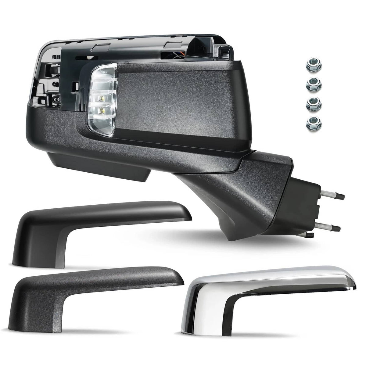 Solidspare Passenger Side Mirror W/Camera BSD Heated 16Pin For 2019-24 Chevy Silverado 1500