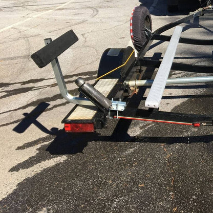 Solidspare 2 Side Boat Trailer Bunk Board Guide-On 75 degree 24" Carpeted Guides w/Hardware