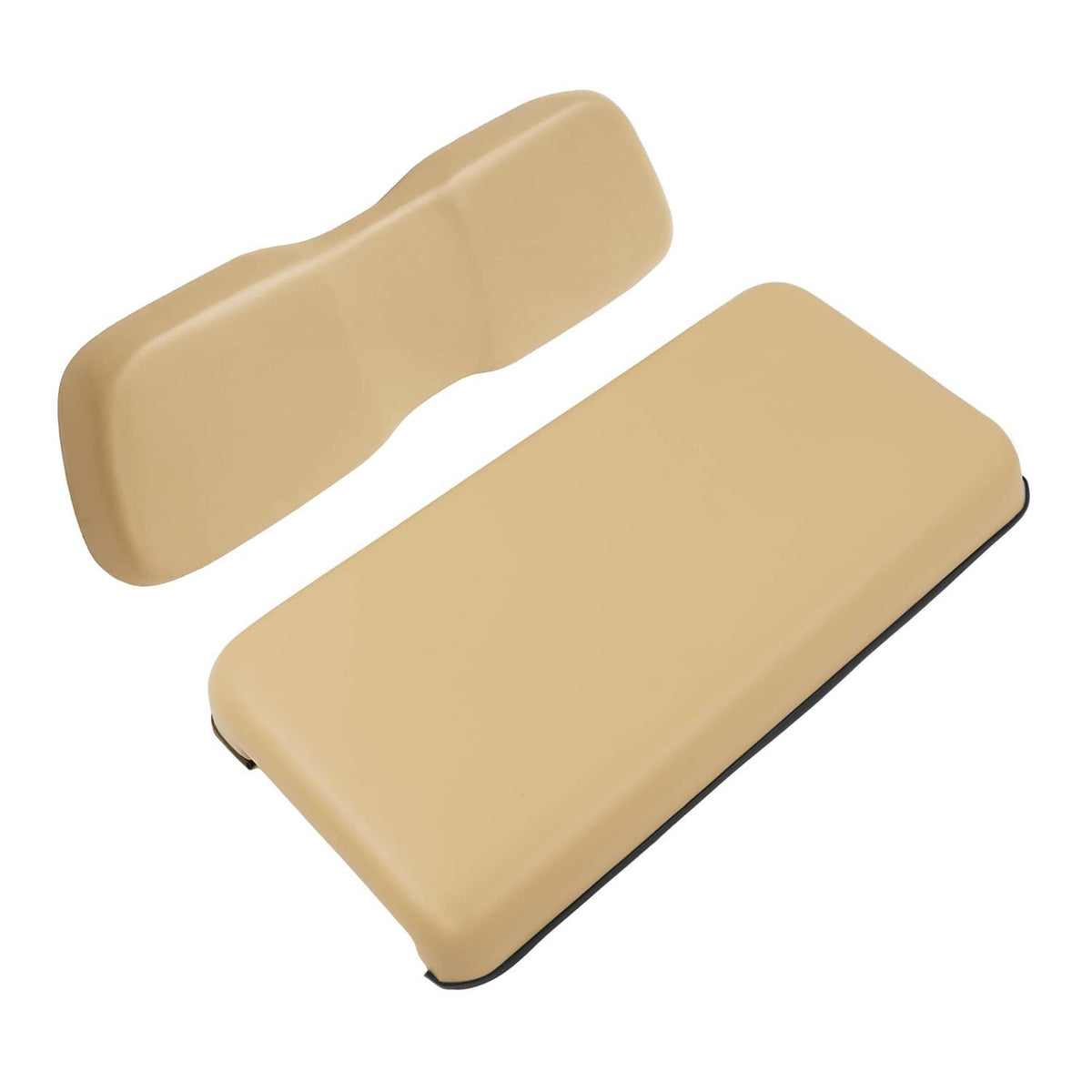 Solidspare Front Seat Assembly Bottom&Back Cushion For Club Car DS 2000.5-UP Tan Golf Cart