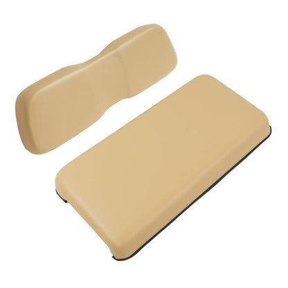 Solidspare Front Seat Assembly Bottom&Back Cushion For Club Car DS 2000.5-UP Tan Golf Cart