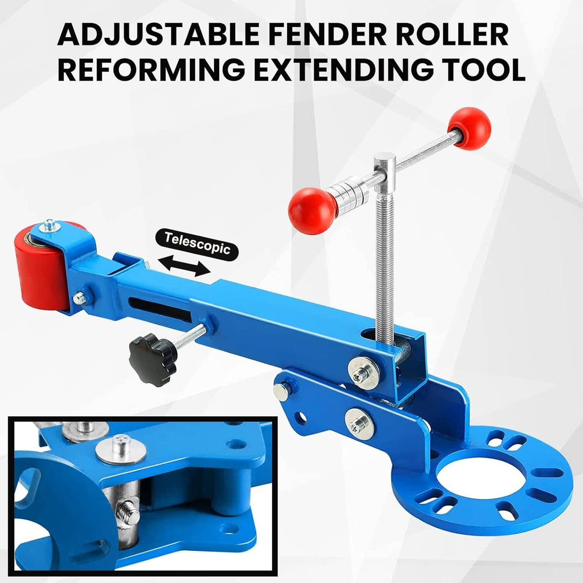 Solidspare Fender Roller Rolling Reforming Extending Tool Wheel Arch Roller Flaring Former