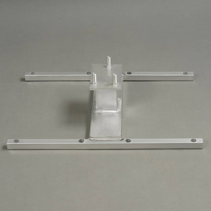 Solidspare Aluminum H-Mount Spare Tire Carrier 5-Lug Wheel, 16" Stud Spacing Trailer Mount