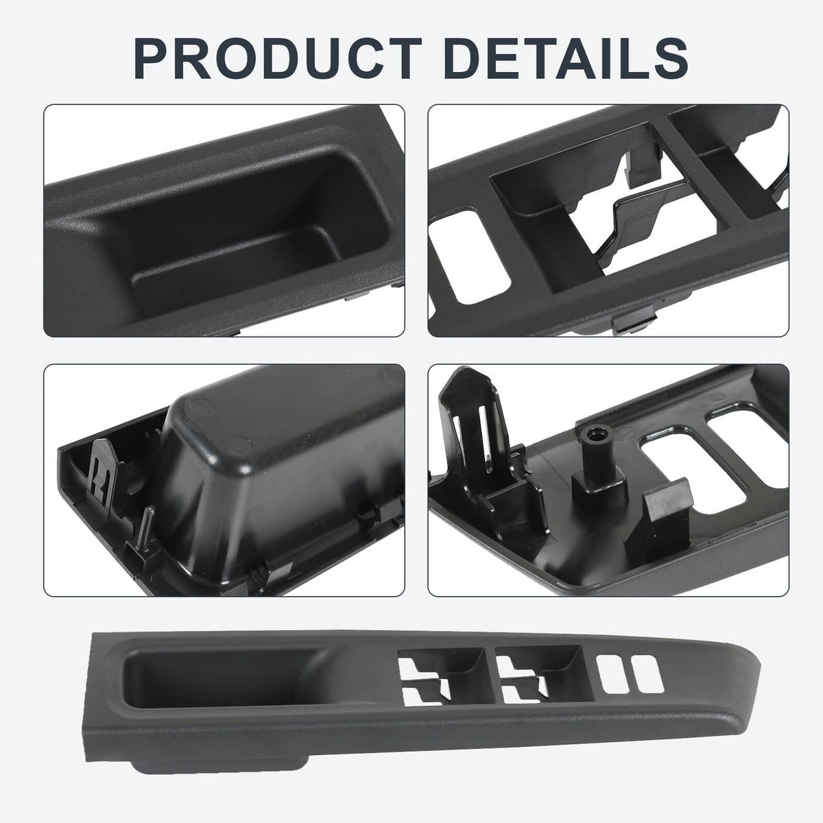 Solidspare Left Driver Door Window Switch Bezel Trim Panel Cover For Toyota Yaris 2012-2014