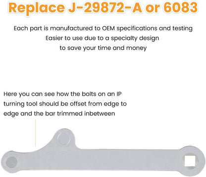 Solid Spare 6.5L Diesel Injection Pump Adjustment Wrench For GM C/K G/P J-29872-A, J-29872