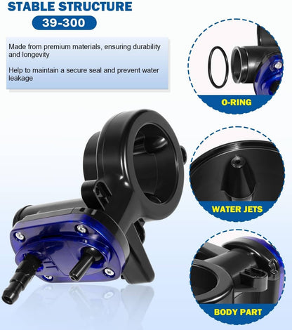 Solid Spare for Polaris 39-300 Water Management Assembly, Zodiac Polaris 3900, with O-Ring
