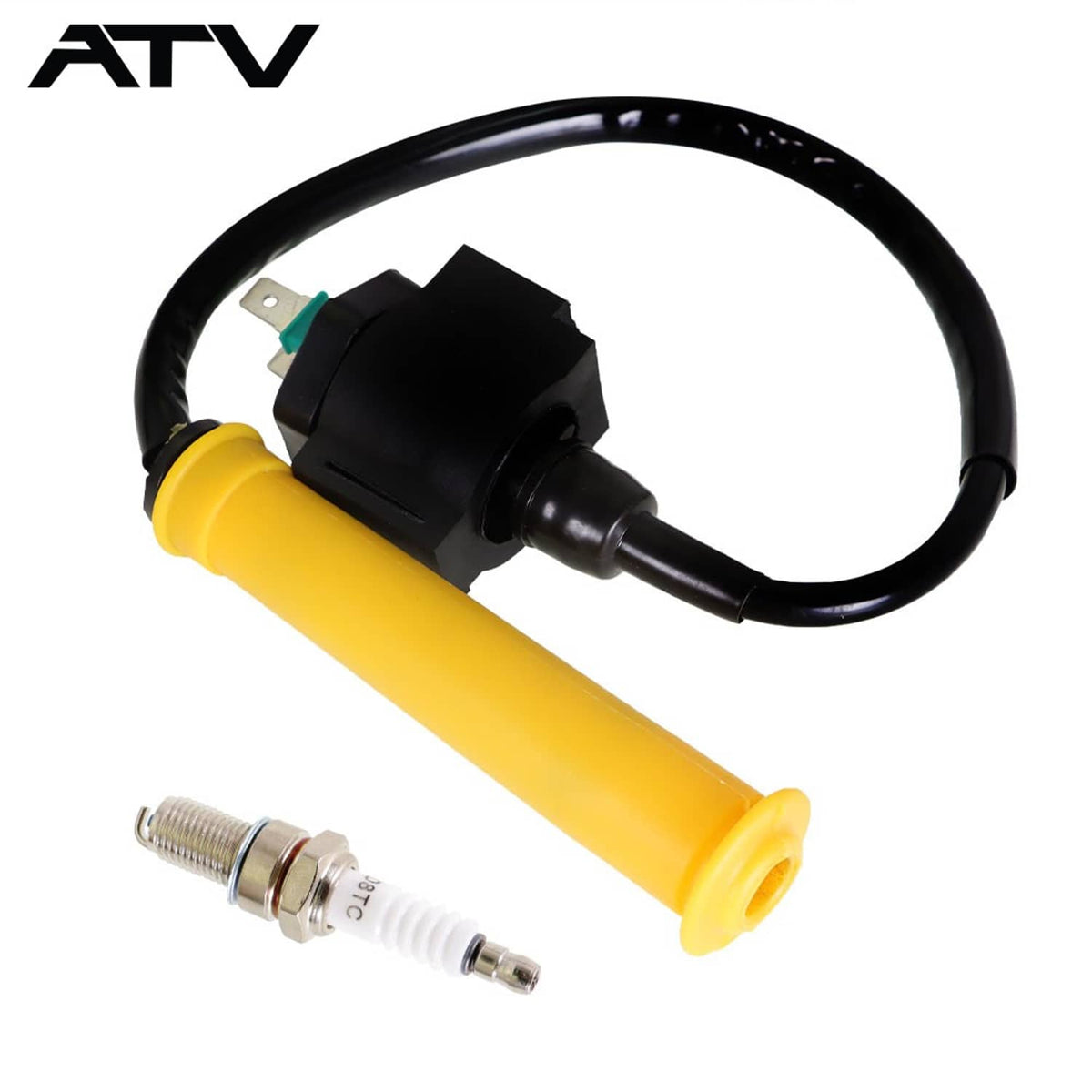 Solidspare Ignition Coil & Spark Plug for Honda Foreman 500 TRX 500 FA FGA PFA 2005-2014