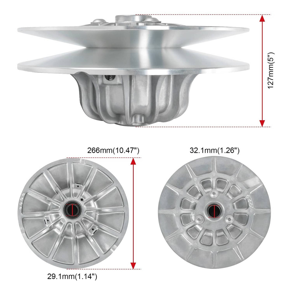 Solidspare FOR 2019-2020 POLARIS RANGER 1000 XP HD PRIMARY & SECONDARY CLUTCH ! 2018 drive