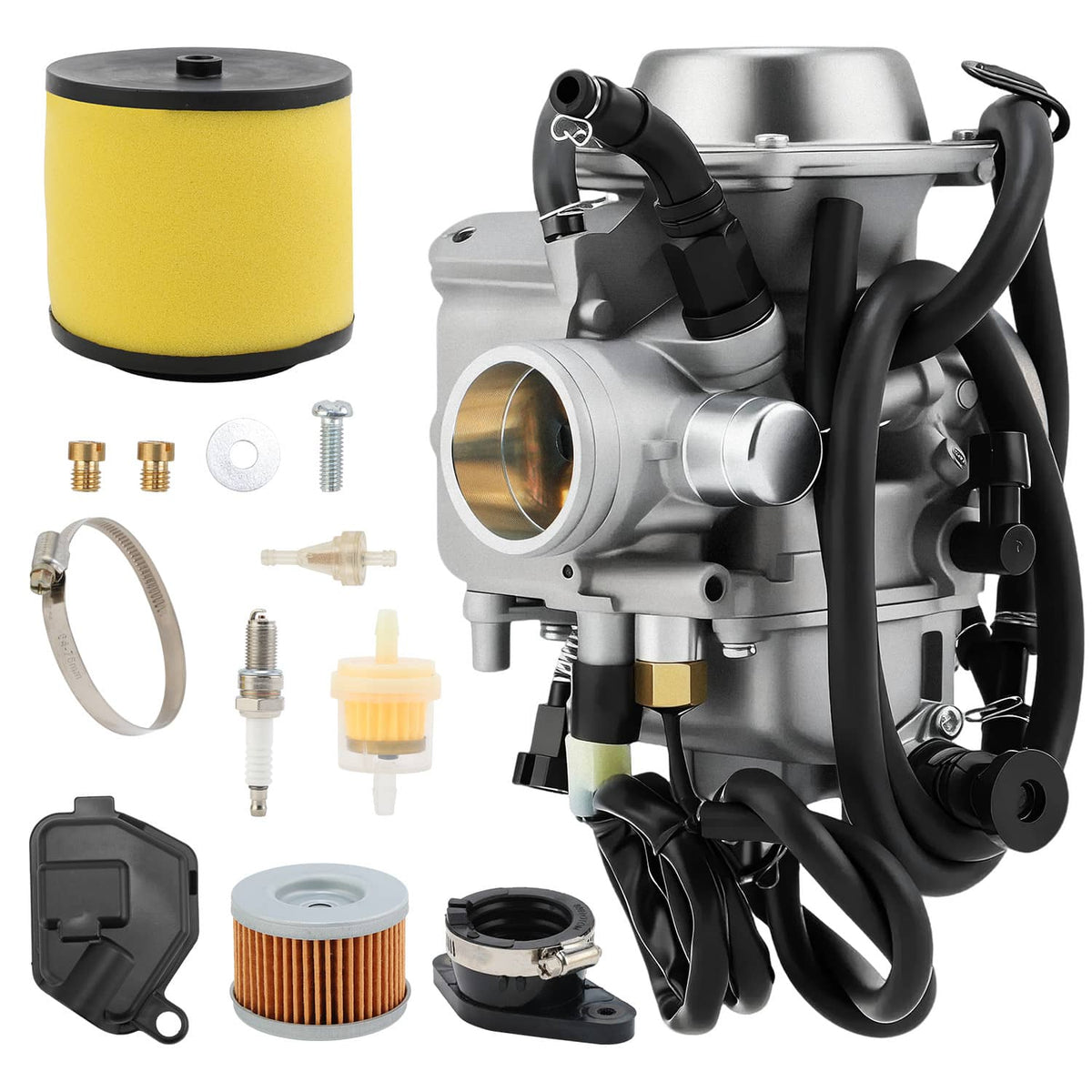 Solidspare Carburetor Fiter Intake Manifold For Honda 1998-01 Foreman 450 TRX450ES TRX450S