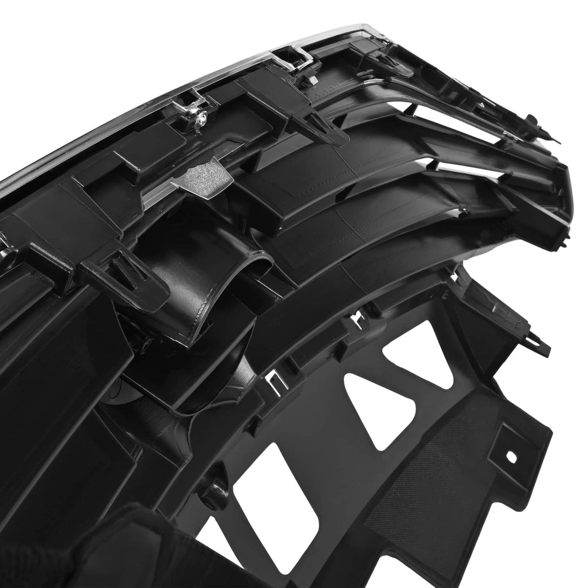 Solid Spare Assembly Front Upper Bumper Grille & Cover For 2014-2016 Nissan Versa Note