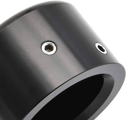 Solidspare Black Front Axle Cap Nut Covers For Harley Street Glide Road King Softail Dyna