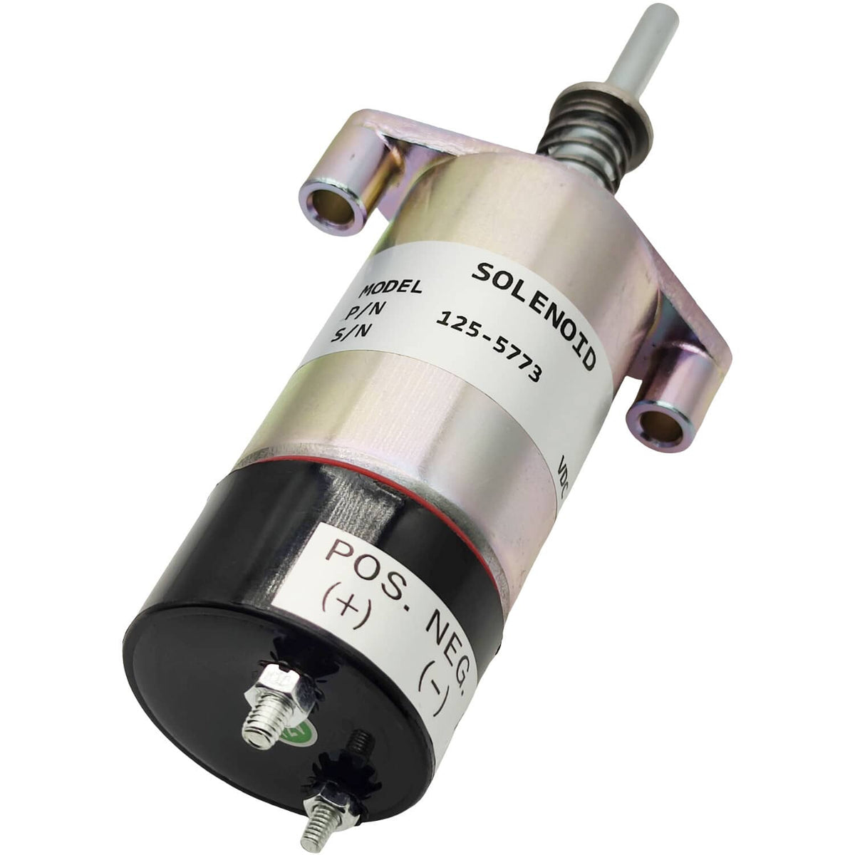 Solid Spare 12V Shut Down Solenoid 125-5773 For Caterpillar 3204 3304 3304B 3306 3306B