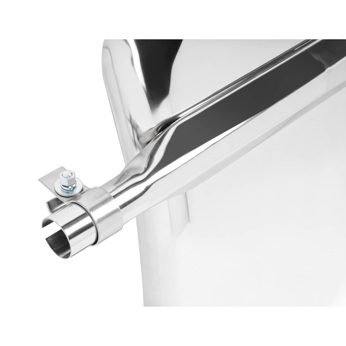 Solid Spare 34"x24" stainless steel quarter fender kit pair universal truck w/ Support Tube