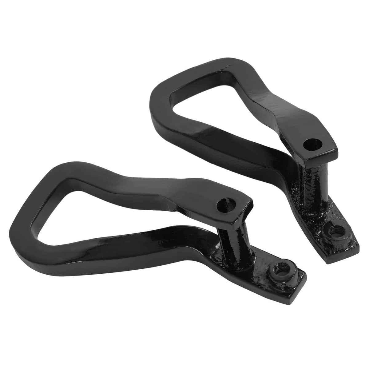 Solid Spare Heavy Duty Front Car Tow Hooks w/ Bolts For GMC Sierra 1500 2019-2026 Black