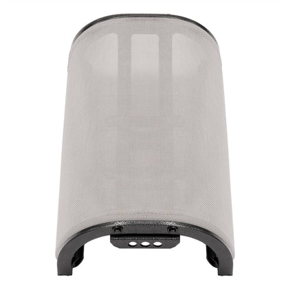 Solidspare Universal Boat Seat Horse Seat Palma For B300 Aluminum Black Frame Gray Mesh