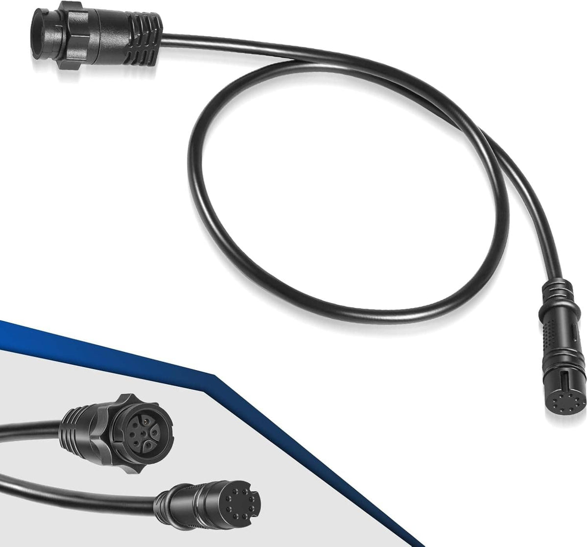 Solidspare 000-14068-001 7-Pin Transducer Adapter Cable for Lowrance Hook²/Reveal & Cruise