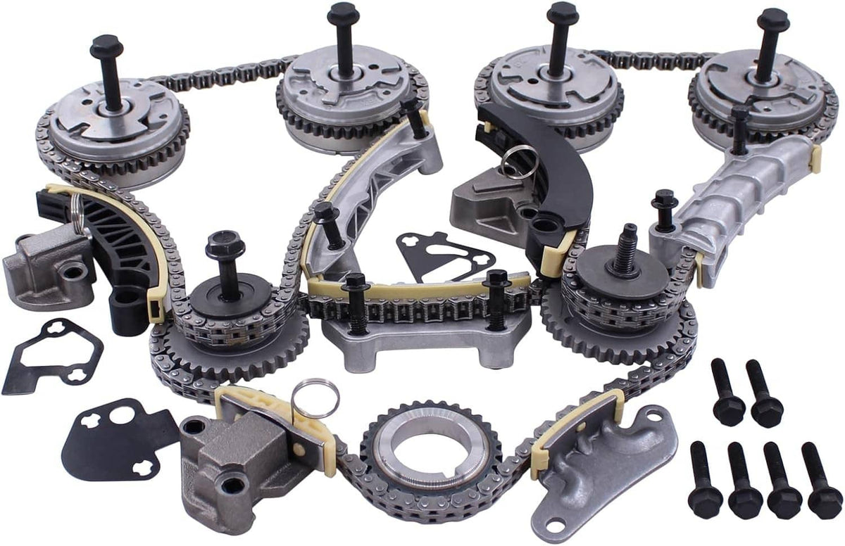 Solidspare For Buick Cadillac Chevrolet GMC Pontiac Timing Chain Kit w/4VVT CAM PHASER Gear