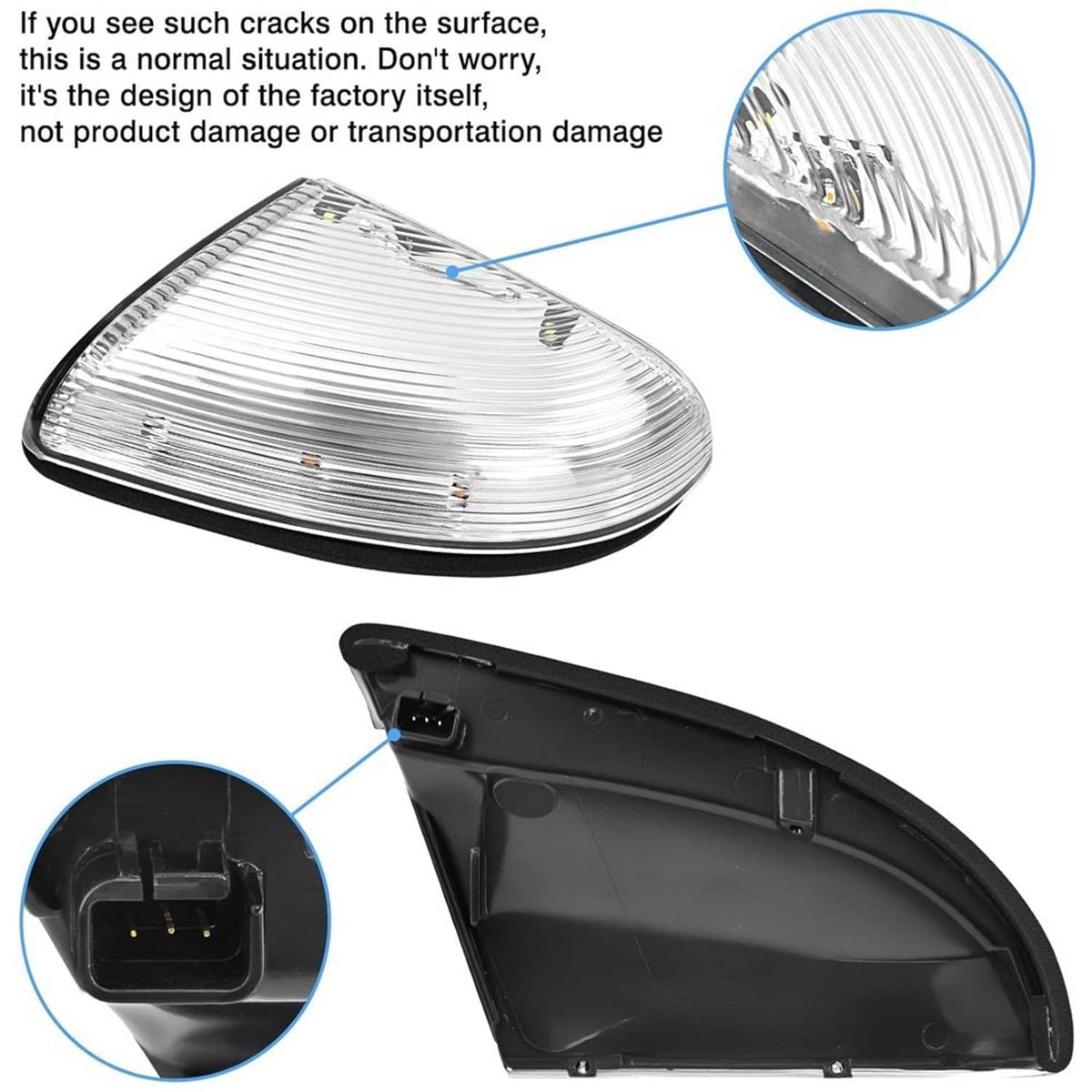Solidspare Left / Driver Manual Fold+Heated+Temp Sensor Mirror For 2013-2019 Dodge Ram 1500