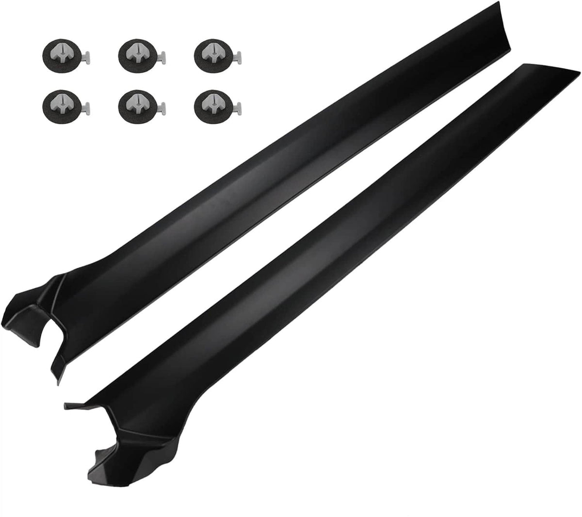 Solidspare Front Wind Shield Post A Pillar Molding Trim Set for Land Rover LR3 LR4 2005-16
