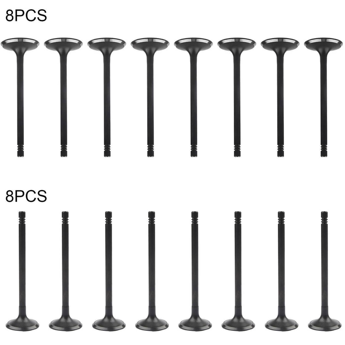 Solidspare Intake Exhaust Valves For 2007-2017 Chevrolet GM Buick Saturn 2.0L 2.4L Engine