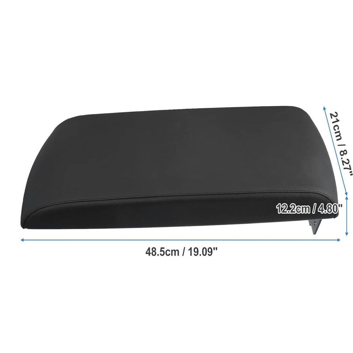 Solidspare New Black Armrest Center Console Lid Cover FA8Z-7406024-AB For 2013-19 Ford Flex