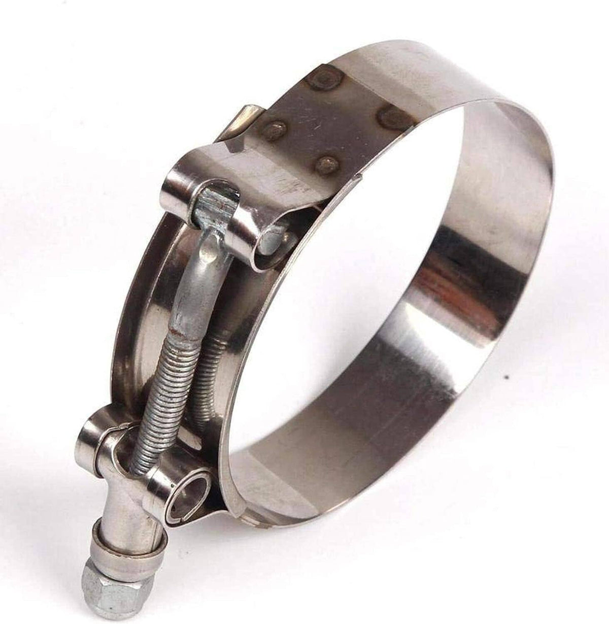 Solidspare 2pcs 2" Inch T-bolt Clamp Silicone Stainless Steel Hose Turbo Intake Intercooler