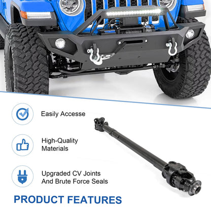 Solidspare Front CV Drive Shaft 5071.1A For 2012-2018 Jeep Wrangler JK 4WD NEW