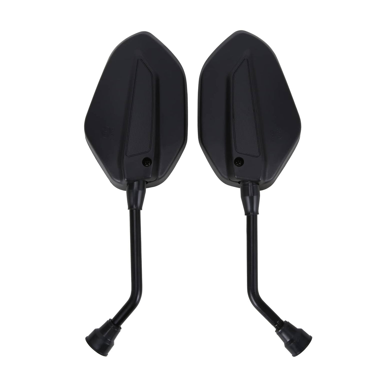 Solidspare ATV Rear View Side Mirror Set 7/8" Handlebar Mount For Honda Yamaha FZ Universal