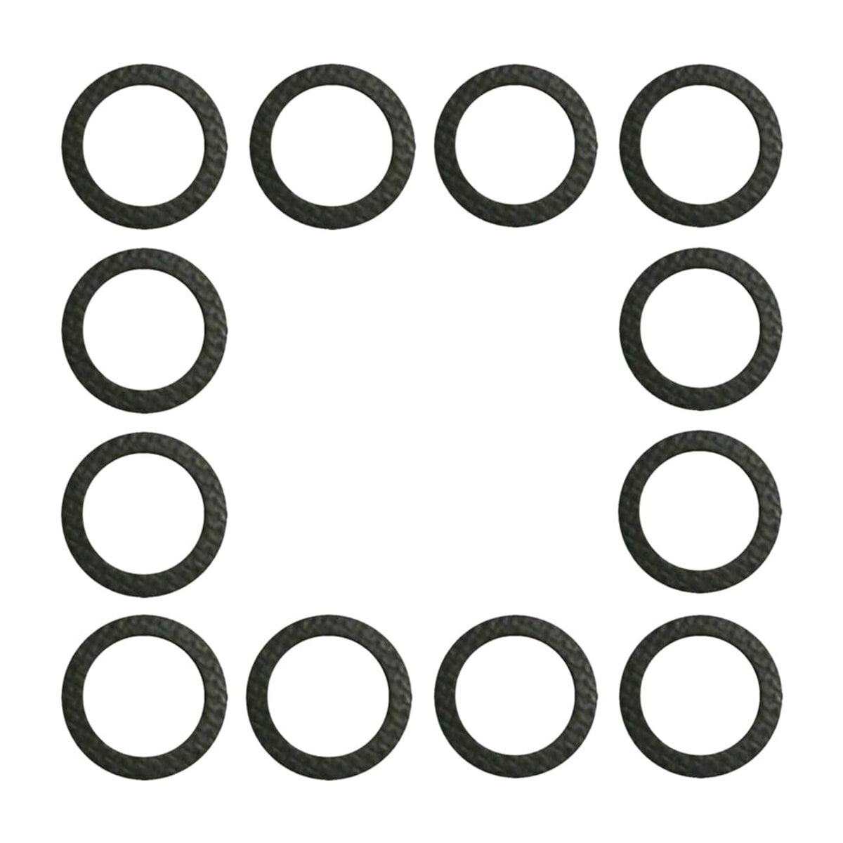 Solid Spare 12 Pcs Drain Screw Gasket Marine Lower Unit Seal for Mercury Marine 12-19183-3