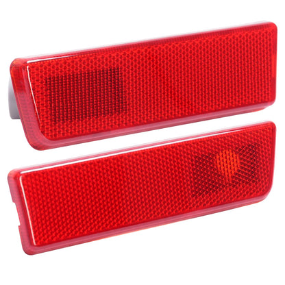 Solid Spare Rear Red Bumper Side Marker Lights Lamp Reflector For Ford Transit Connect 10-13