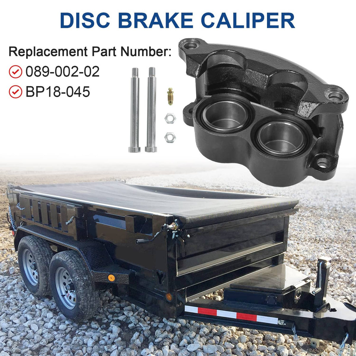 Solidspare Disc Brake Caliper for Dexter 10K & 12K Hydraulic Trailer Disc Brakes Fit Dexter