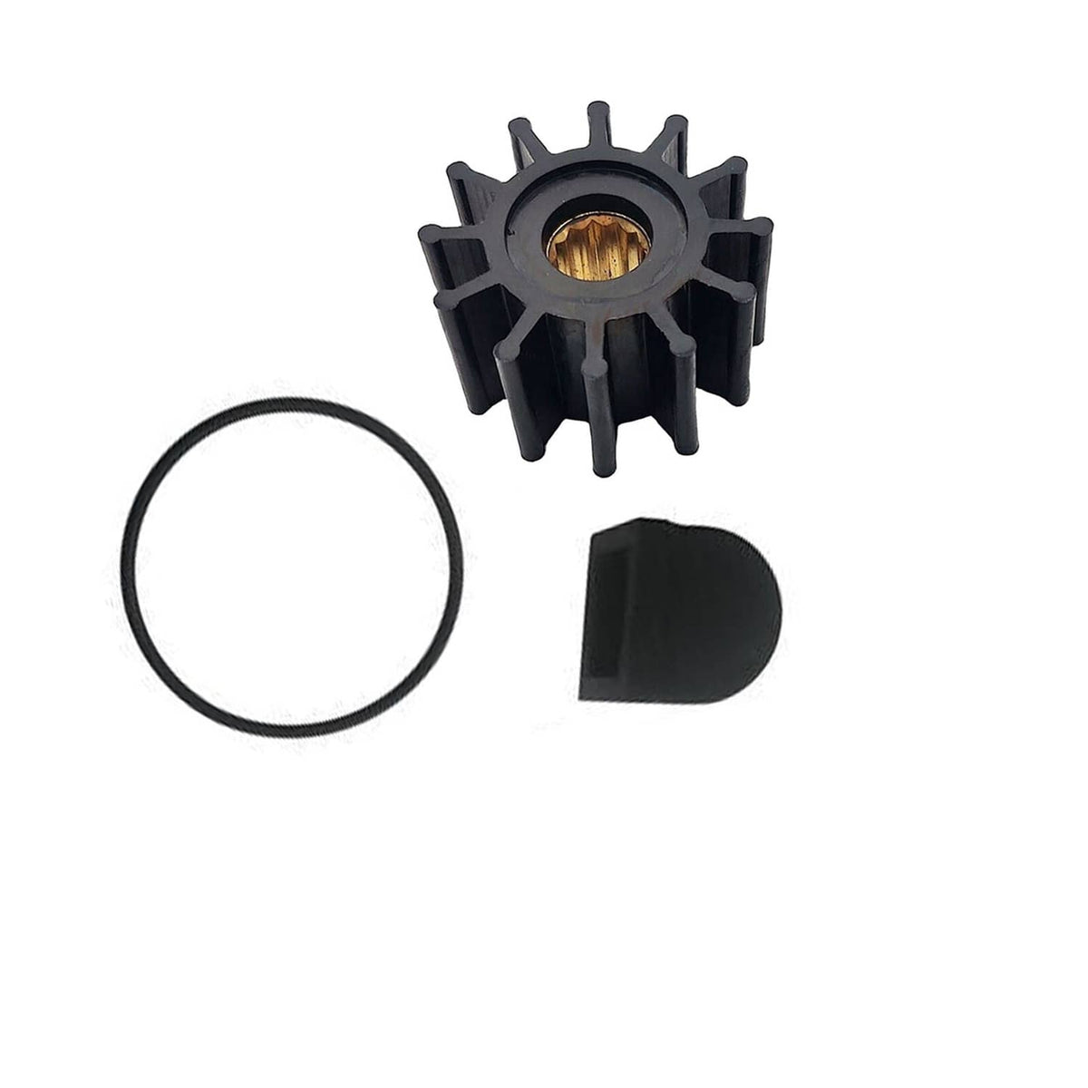 Solid Spare Water pump Impeller kit w/ Lug For Volvo Penta 3.0 4.3 5.0 5.7 21951348 21213660
