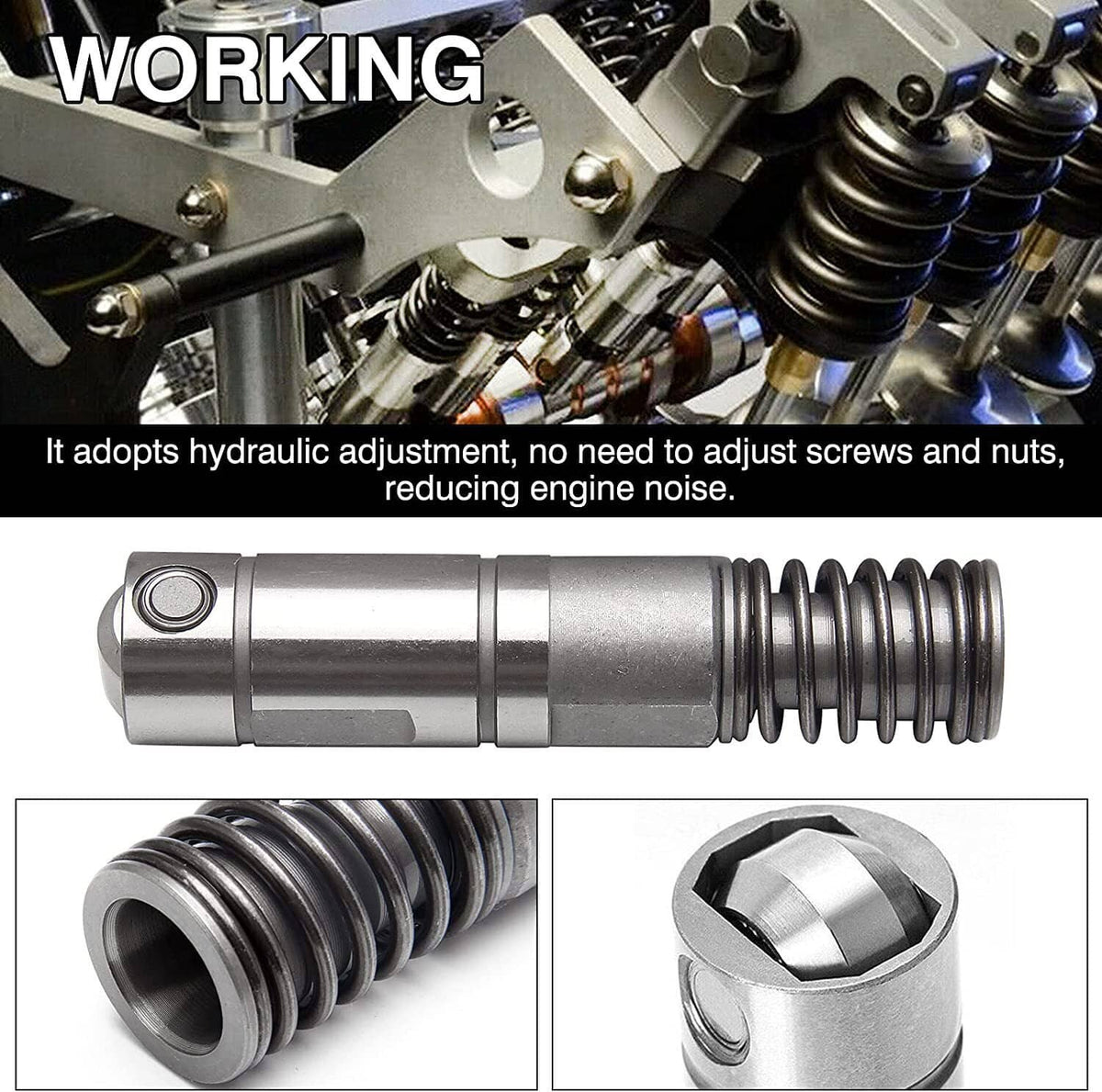 Solidspare Set 16 Active Fuel Management AFM DOD Valve Lifters for Chevy GM 5.3L 6.0L 6.2L