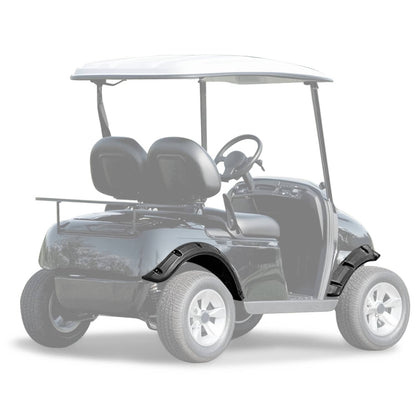 Solidspare 4 PCS Front and Rear Golf Cart Standard Fender Flares Set for Club Car Precedent