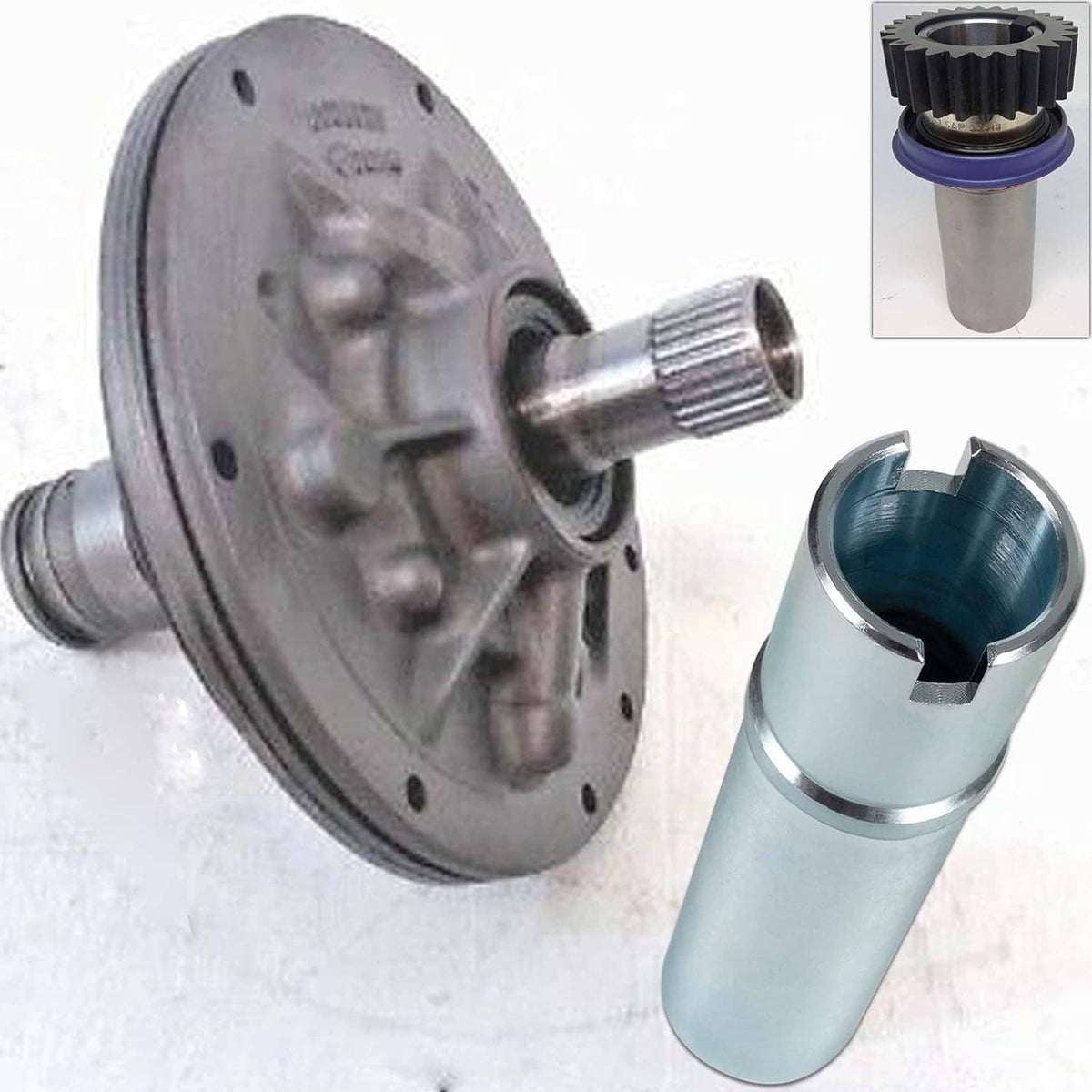 Solid Spare Turbine Shaft Pump Stator Ring Tool and Pump Bushing Rotor Sizer for 700R4 4L60E