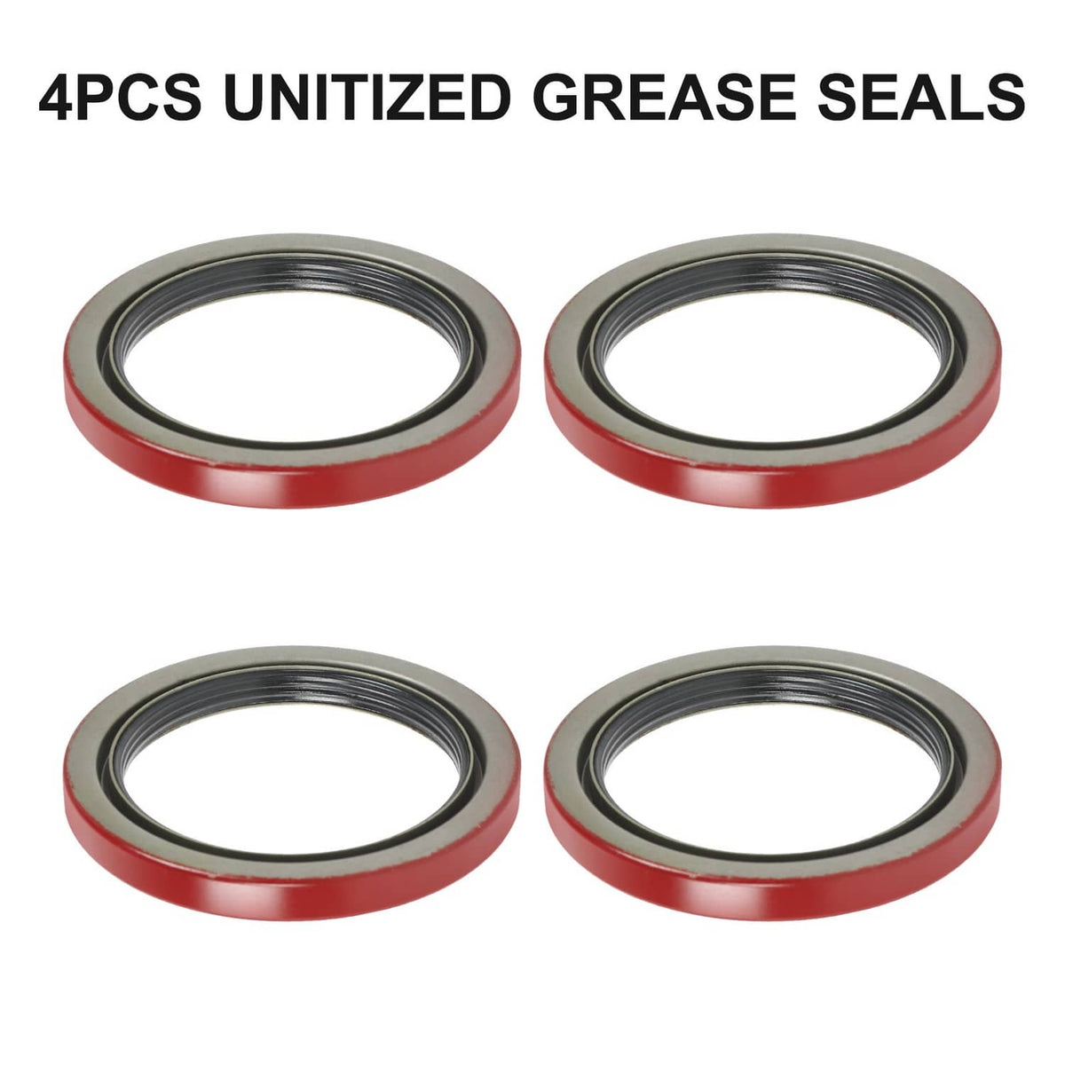 Solidspare 4Pcs Oil Seal Replacement for Dexter 010-051-00 Grease 9K 10K 10-51 Trailer Axle
