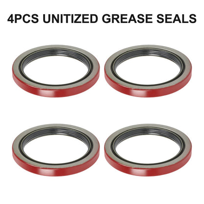 Solidspare 4Pcs Oil Seal Replacement for Dexter 010-051-00 Grease 9K 10K 10-51 Trailer Axle
